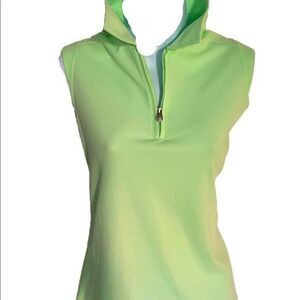 Nivo CoolMax Golf Shirt - S lime green , Coolmax polyester, Like new